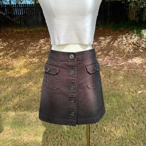 90s y2k vintage Gap black mini skirt 🕯️